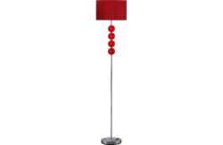 Collection Glass Ball Floor Lamp - Ruby Red